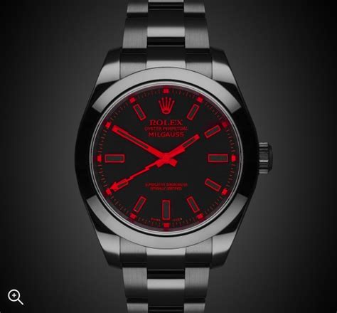 titan black rolex milgauss deep sea red|Rolex Milgauss 40mm.